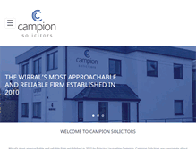 Tablet Screenshot of campionsolicitors.co.uk